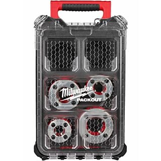 MILWAUKEE PACKOUT™ Sada zliatinových hláv BSPT pre M18FPT114 4ks