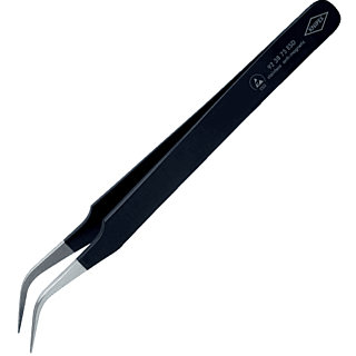 KNIPEX Pinzeta presná, špicatá ESD