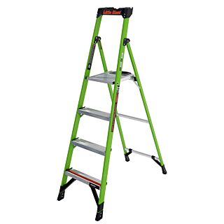 LittleGiant Sklolaminátový schodíkový rebrík MIGHTYLITE™, 1 x 6