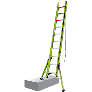LittleGiant Sklolaminátový rebrík SUMOSTANCE™, 2 x 10 teleskopický
