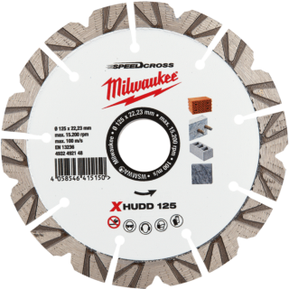MILWAUKEE Diamantový kotúč X-HUDD 125 mm