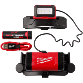MILWAUKEE L4 USB Čelová lampa pre prilby BOLT™