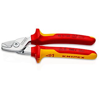 KNIPEX Káblové nožnice s krokovým rezom StepCut