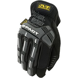 MECHANIX Pracovné ohranné rukavice M-Pact® s otvorenou manžetou - čierne/sivé