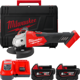 MILWAUKEE M18 FUEL™ 125 mm uhlová brúska s posuvným spínačom