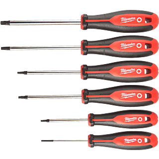 MILWAUKEE Sada Tri-lobe skrutkovačov Torx - 6ks