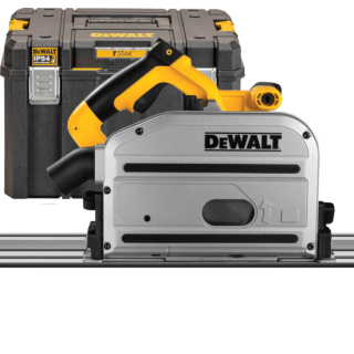 DEWALT Elektrická ponorná píla + vodiaca lišta 150 cm, 1 300W