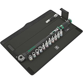 WERA Sada Momentový kľúč 1/2" Click-Torque C 3 Set 1, 40 – 200 Nm, 13 dielna