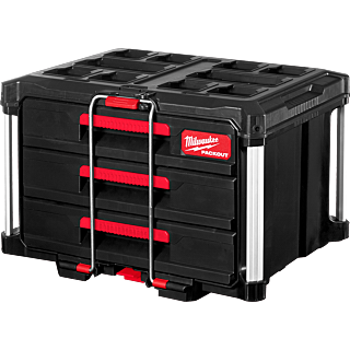 MILWAUKEE PACKOUT™ Box na náradie s 3 zásuvkami