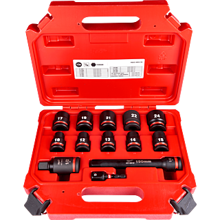 MILWAUKEE Sada nástrčných 1/2" kľúčov SHOCKWAVE™ - krátke 13 ks