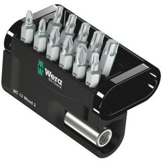 WERA Bit-Check sada bitov Wood 2, 12 dielna