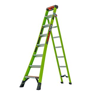 LittleGiant Sklolaminátový rebrík KING KOMBO™ INDUSTRIAL, 8 + 6 univerzálny kombinovaný