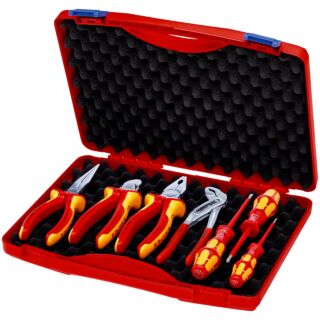 KNIPEX Box kompaktný s náradím "RED", 7mi dielny