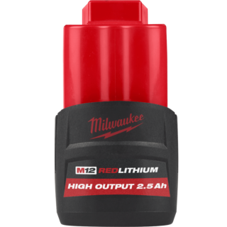 MILWAUKEE M12™ HIGH OUTPUT™ 2.5 Ah akumulátor