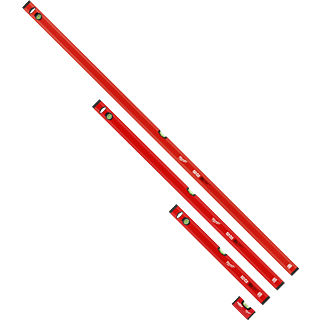 MILWAUKEE Sada vodováh SLIM 10/60/120/180 cm