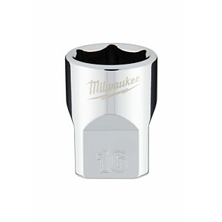 MILWAUKEE Nástrčný kľúč 3/8" - Hex 16 CHROME™