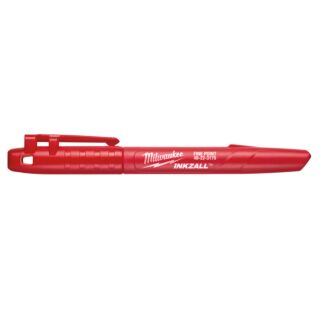 MILWAUKEE Značkovač - popisovač INKZALL™ jemný hrot - červený