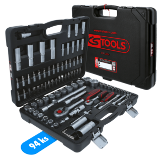 KS TOOLS Gola sada 1/4"+1/2" - 94 - dielna