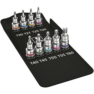WERA Sada nástrčných kľúčov s bitom TORX® 1/2", 9 dielna