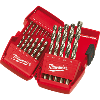 MILWAUKEE Sada vrtákov Thunderweb (1– 10 mm) 19 ks