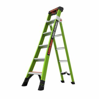 LittleGiant Sklolaminátový rebrík KING KOMBO™ INDUSTRIAL, 6 + 4 univerzálny kombinovaný