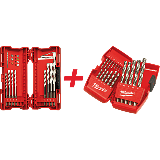 MILWAUKEE PromoSET Vrtáky THUNDERWEB™+Multi vrtáky SHOCKWAVE IMPACT DUTY™