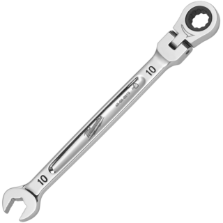 MILWAUKEE Račňový očkoplochý kľúč MAXBITE™ s kĺbom 10 mm