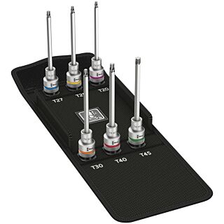 WERA Sada nástrčných kľúčov s bitom TORX® 1/2", 6 dielna