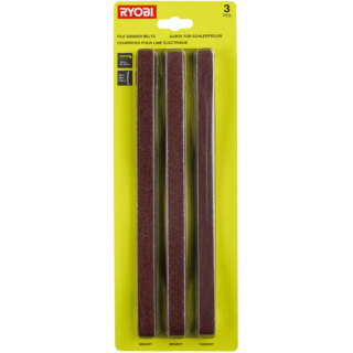 RYOBI Sada brúsnych pásov do mini pásovej brúsky 3 ks