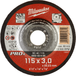 MILWAUKEE Rezný kotúč PRO+ SCS 42/115 × 3 mm
