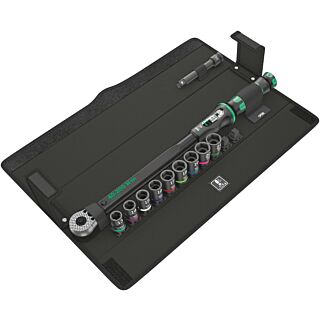 WERA Sada Momentový kľúč 1/2" Click-Torque C 3 Set 2, 40 – 200 Nm, 11 dielna