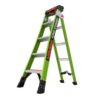 LittleGiant Sklolaminátový rebrík KING KOMBO™ INDUSTRIAL, 5 + 4 univerzálny kombinovaný