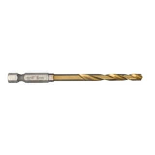 MILWAUKEE Vrták do kovu RED HEX SHOCKWAVE™ HSS-G TiN O 5 mm