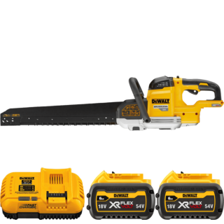 DEWALT 54V XR FLEXVOLT™ Aku píla Alligator na stavebné materiály 430 mm, 2x 6,0 Ah
