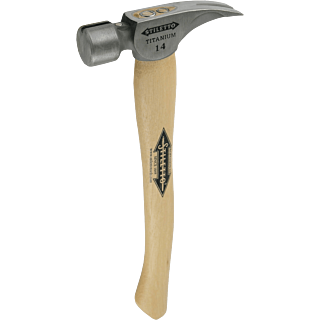 MILWAUKEE Titánové kladivo STILETTO s drevenou násadou 406 mm – hladká