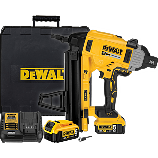 DEWALT 18V XR Aku klincovačka do betónu 13-57 mm, 2x 5,0 Ah