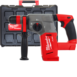 MILWAUKEE M18 FUEL™ SDS-Plus vŕtacie kladivo 4-režimové s FIXTEC™