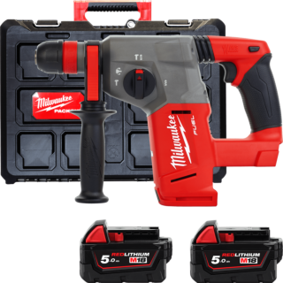 MILWAUKEE M18 FUEL™ SDS-Plus vŕtacie kladivo 4-režimové s FIXTEC™