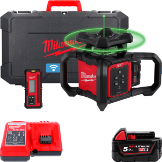 MILWAUKEE M18™ Rotačný laser 300 m, zelený