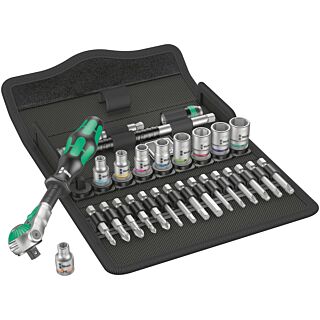 WERA Sada račne 1/4" Zyklop Speed Imperial, 28 dielna