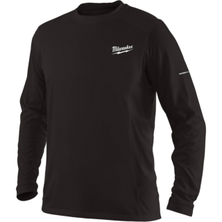 MILWAUKEE WORKSKIN™ Pracovné tričko, dlhý rukáv - čierna