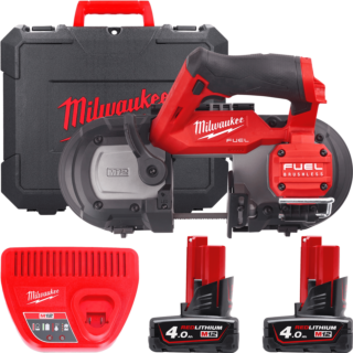 MILWAUKEE M12 FUEL™ Kompaktná pásová píla 64 mm
