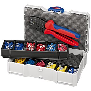 KNIPEX Kliešte lisovacie - sortiment pre zalisované spoje pre káblové spojky
