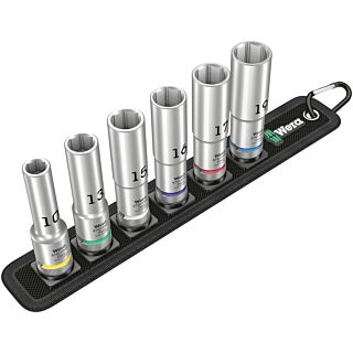 WERA Sada predĺžených nástrčných kľúčov Belt C Deep 1 1/2", 6 dielna