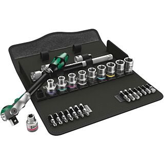 WERA Sada račne Zyklop Speed Imperial 1/2", 28 dielna