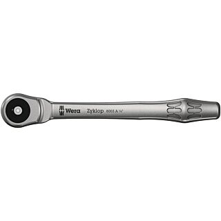 WERA 1/4" račňa Zyklop metal s priechodným štvorhranom