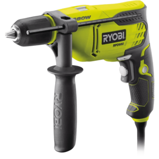 RYOBI 680 W Príklepová vŕtačka 1-rýchlostná
