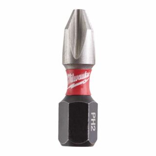MILWAUKEE Skrutkovacie bity ShW PH2 25 mm – 25 ks