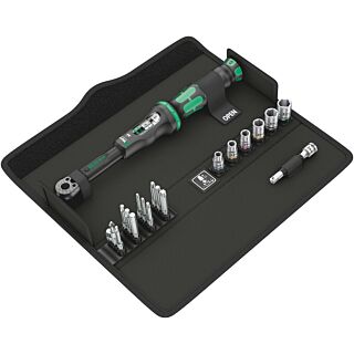 WERA Sada Momentový kľúč 1/4" HEX Click-Torque A 6 Set 1, 2,5-25 Nm, 20 dielna