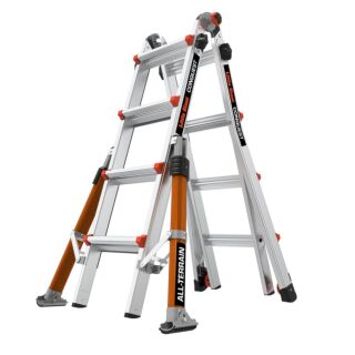 LittleGiant Hliníkový rebrík CONQUEST™, 4 x 4 výsuvný kĺbový